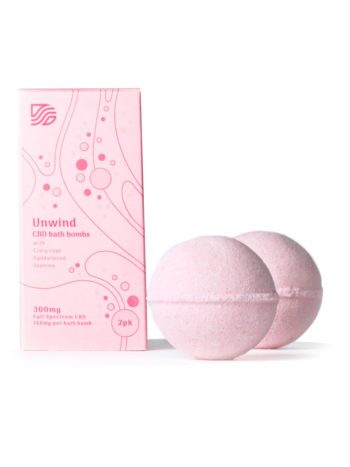 Unwind CBD bath bomb