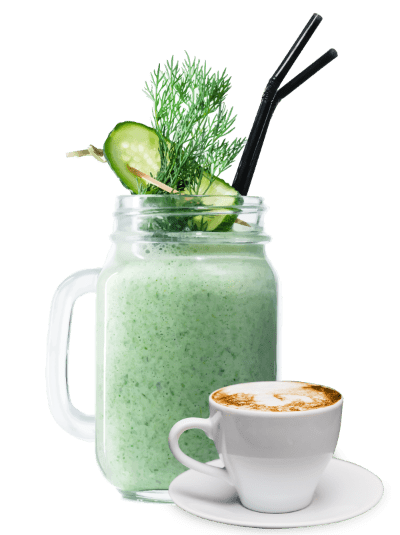 Green Breakfast Smoothie with CBD