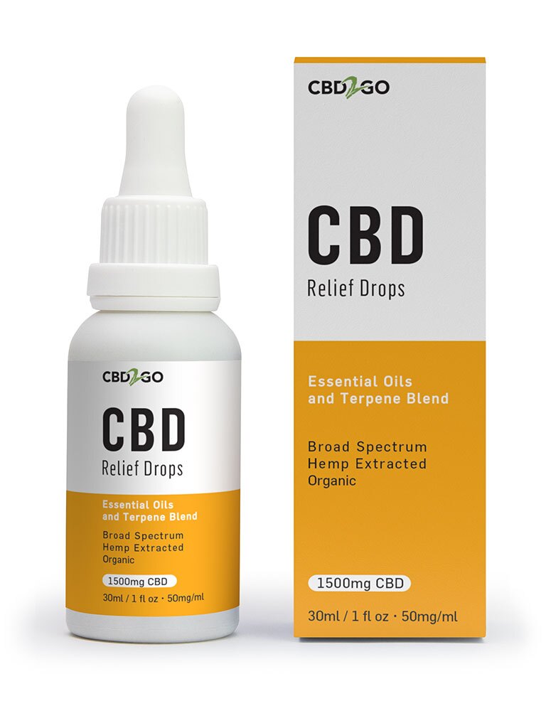 CBD oil pain relief drops