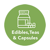 Edibles Teas and Capsules