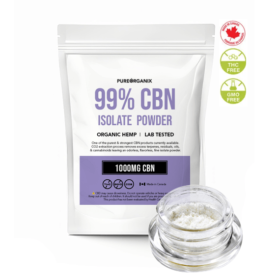 CBN isolate Canada, Lab Tested, Organic