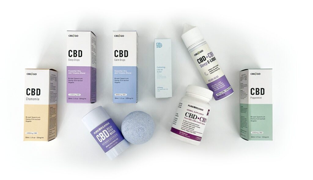 Person experiencing restorative rest with CBD wellness