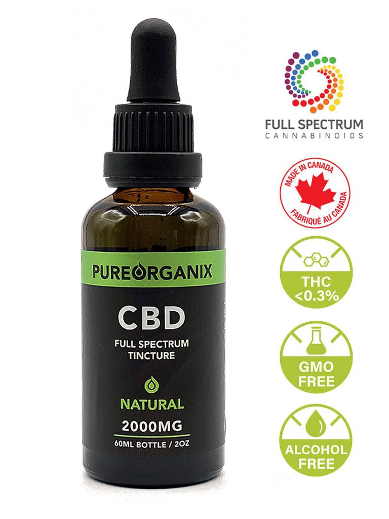 pureorganix-2000mg-full-spectrum-cbd-oil-canada-60-ml-bottle-l full spectrum CBD oil