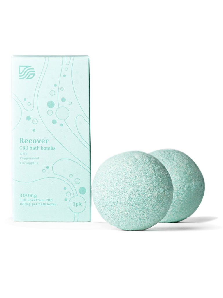 recover1-cbd-bath-bomb CBD recover bath bomb CBD2GO