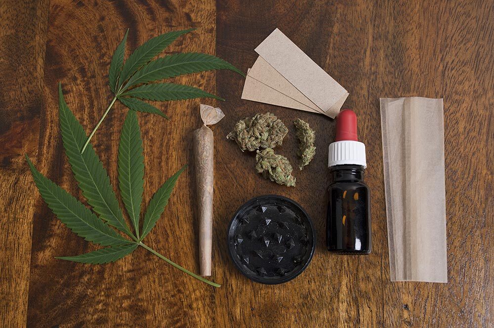Various cannabis and CBD products available in Canada