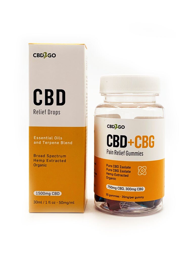 CBD-Relief-Drops-1500mg-with-CBD-&-CBG-Pain-Relief-Gummies CBD gummies for pain relief