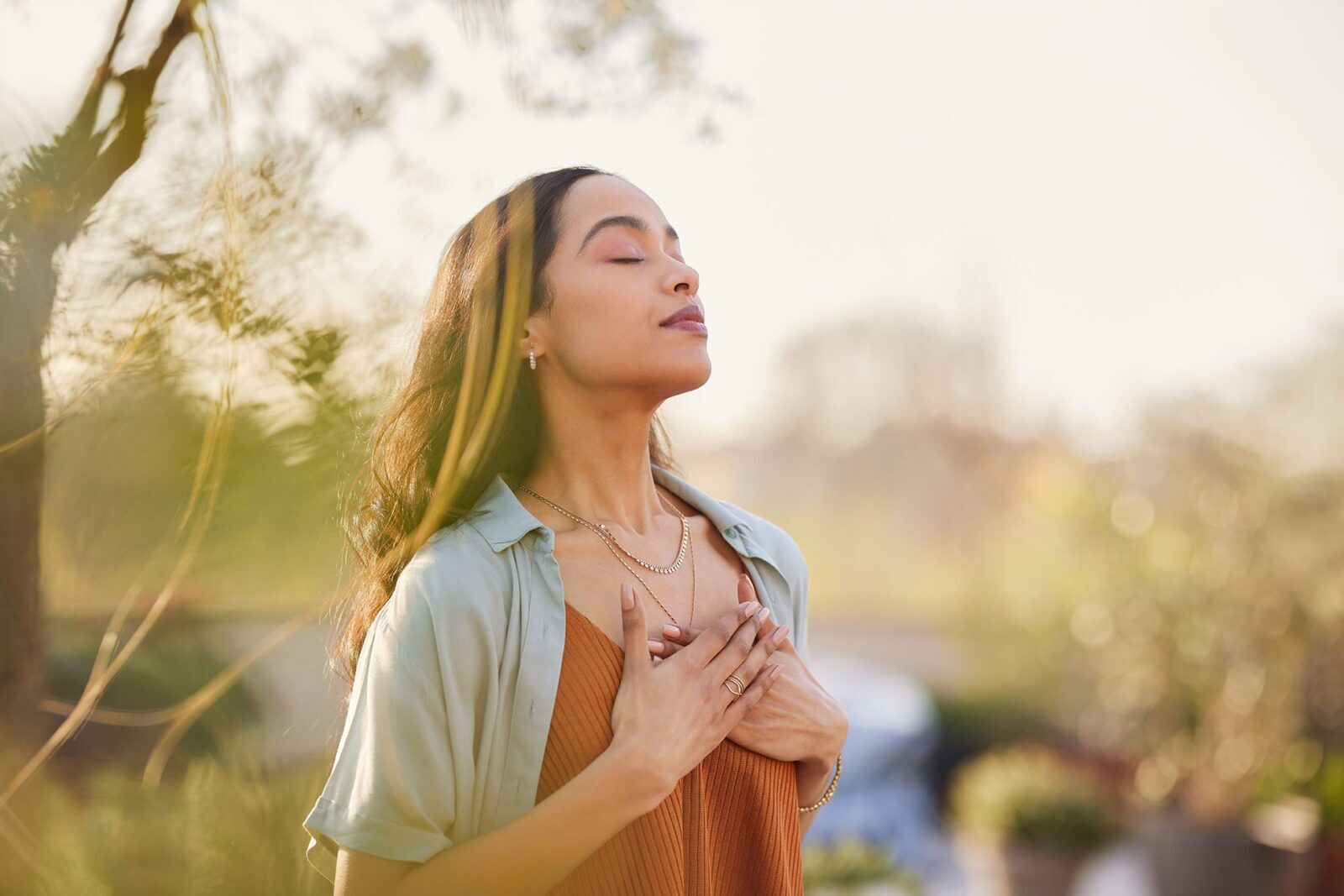 Person relaxing with CBD oil Canada