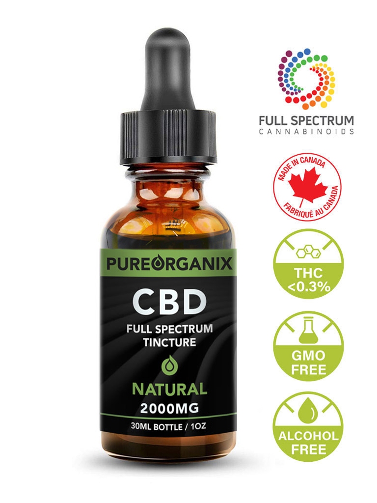 CBD oil full spectrum tincture CBD2GO