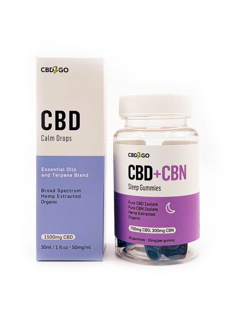 CBD-Calm-Drops-1500mg-with-CBD-&-CBN-Sleep-Gummies CBD gummies for sleep CBD2GO