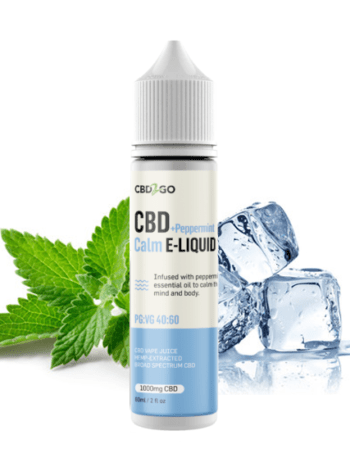 CBD E-Liquid Calm Peppermint Flavoured 1000mg (60ml)