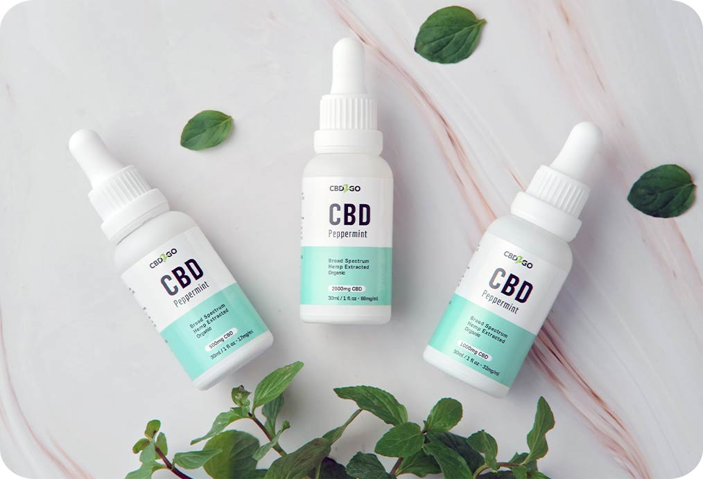 Broad spectrum CBD oil drops CBD2GO